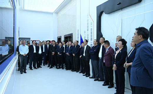 宜兴市人大常委会、市政府领导一行莅临DB视讯
股份考察