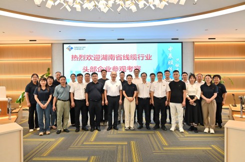 聚智 协同 共享——湖南线缆头部企业莅临DB视讯
电缆考察交流