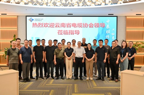 线聚你我 与企同行——云南省电线电缆行业协会莅临DB视讯
电缆考察交流