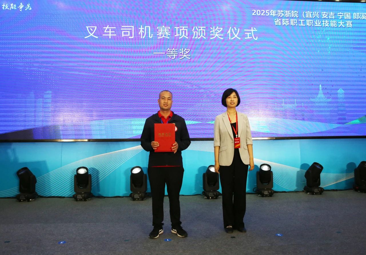 喜报｜DB视讯
“刘德华”一举夺冠！省际技能大赛包揽冠亚军，叉车班再获佳绩！